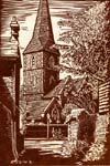 1960 from SE - lino cut by DWB