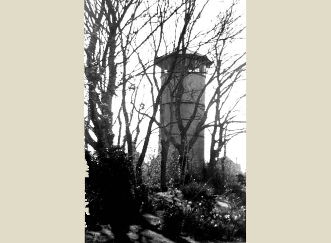 Tower behind Alpha Road