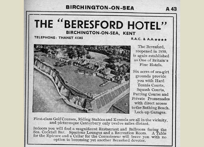 Beresford Advert c1958