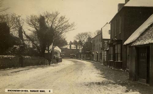 Margate Road in Snow c1902