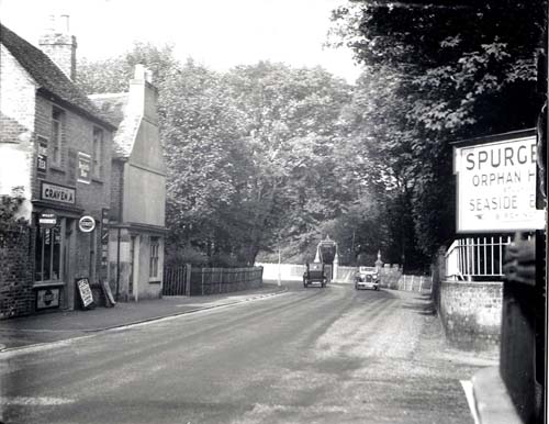 Shops opposite Park Road c 1938