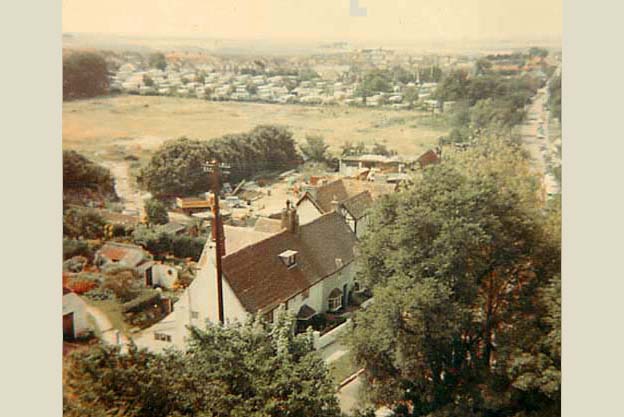 Church Cottages, aerial