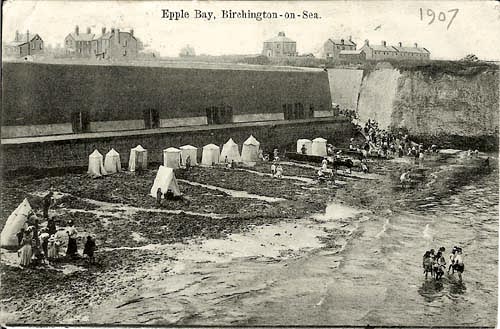 Tents on the beach c.1907
