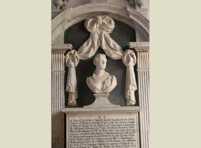 Monument to Anna Crispe