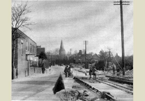 No more Pond - Road widening 1930