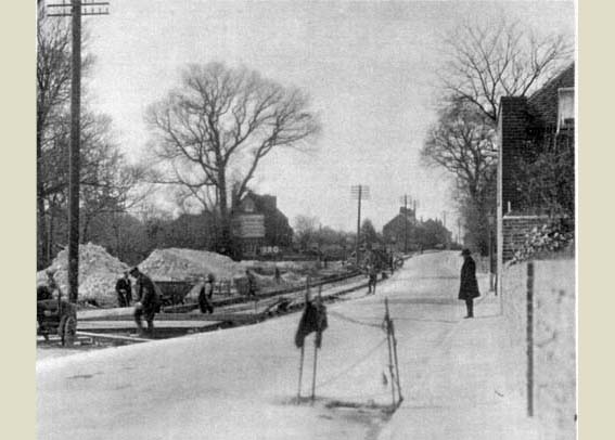 No more Pond - Road widening 1930