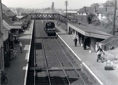 'Battle of Britain' class on Down Train 1950's
