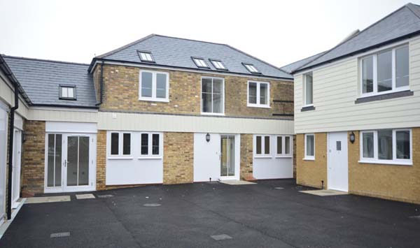 Priory Mews -New houses in yard
