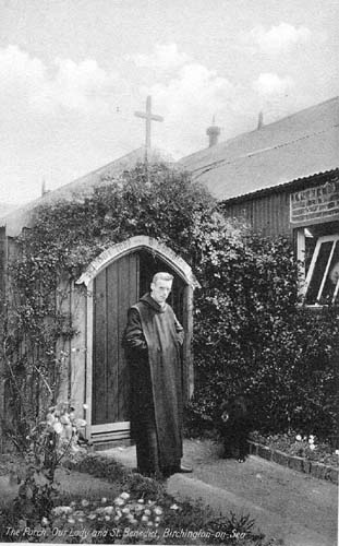 Porch of old Catholic Church