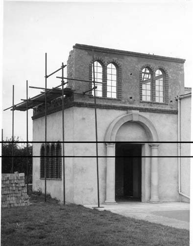 New Church -Building the tower