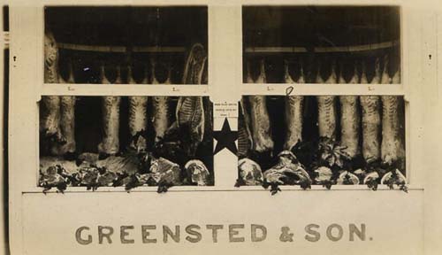 No 39 Greenstead & Son, butchers, c.1932